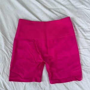Vibrant Fuchsia Bike Shorts for Women